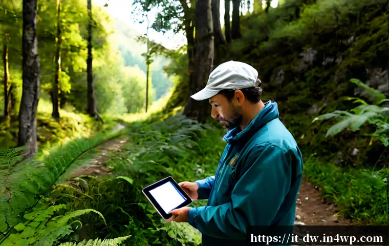 Home 14 자연보호구역 모니터링의 데이터 수집 방법론 - Photorealistic Italian nature reserve field monitoring scene, a conservation scientist in practical ...